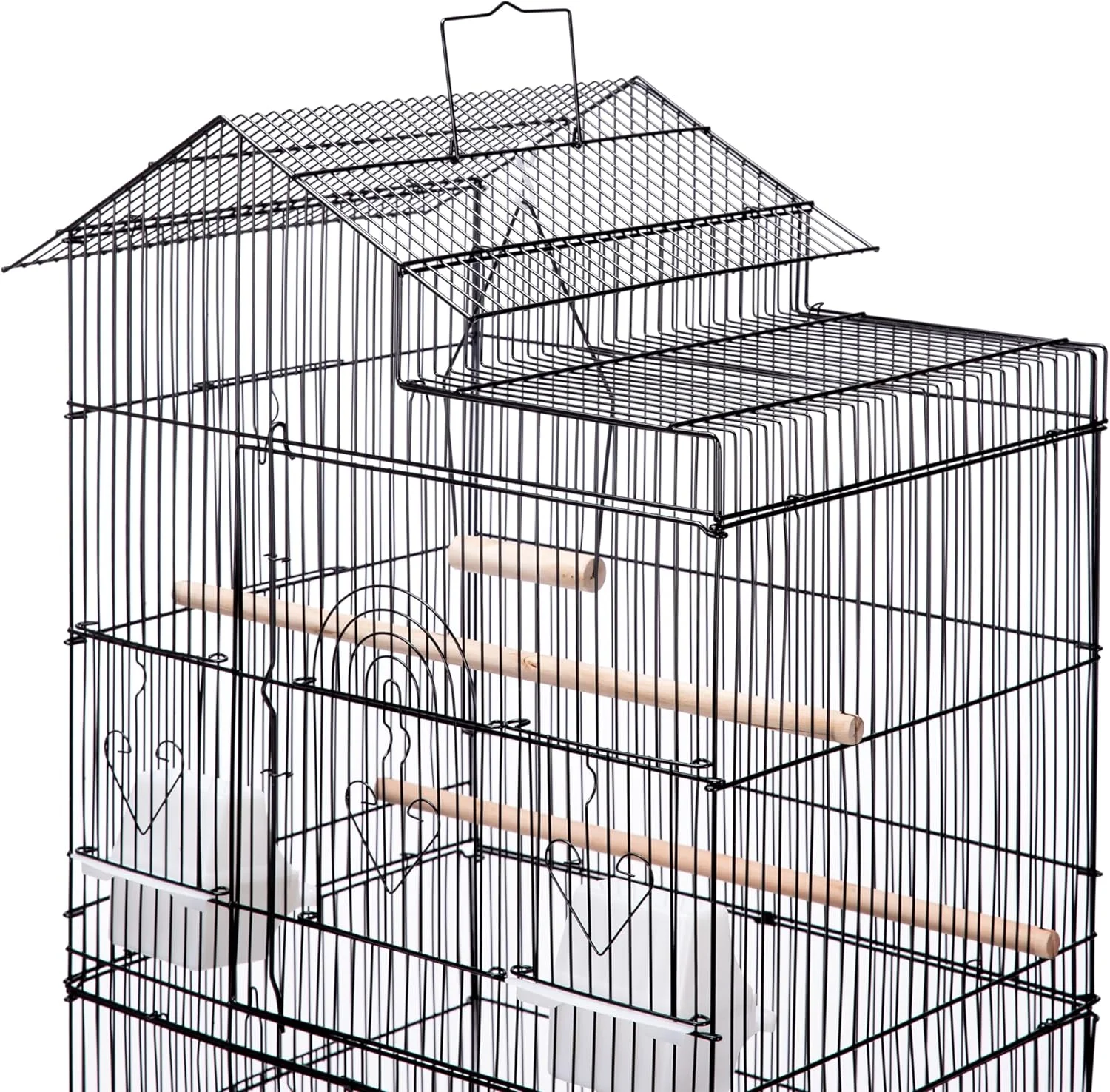 قفس پرنده بزرگ ایگاردن کارت با سقف بازشو، مناسب برای طوطی های کوچک کوآکر، عروس هلندی، پاراکیت های خورشیدی، کانورهای گونه سبز، مرغ عشق، فنچ، مرغ عشق و قناری. ایده آل برای پرندگان خانگی! (مشکی) قفس پرنده بزرگ ایگاردن کارت با سقف بازشو، مناسب برای طوطی های کوچک کوآکر، عروس هلندی، پاراکیت های خورشیدی، کانورهای گونه سبز، مرغ عشق، فنچ، مرغ عشق و قناری. ایده آل برای پرندگان خانگی! (مشکی)