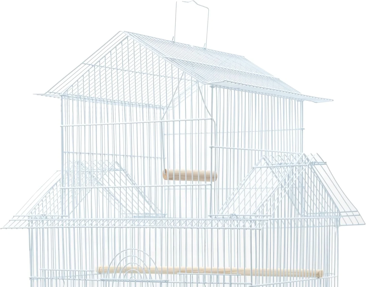 قفس پرنده ایگاردن کارت، ساخته شده از آهن محکم و صاف، مناسب برای قناری، فنچ، مرغ عشق و سایر پرندگان (سفید) قفس پرنده ایگاردن کارت، ساخته شده از آهن محکم و صاف، مناسب برای قناری، فنچ، مرغ عشق و سایر پرندگان (سفید)