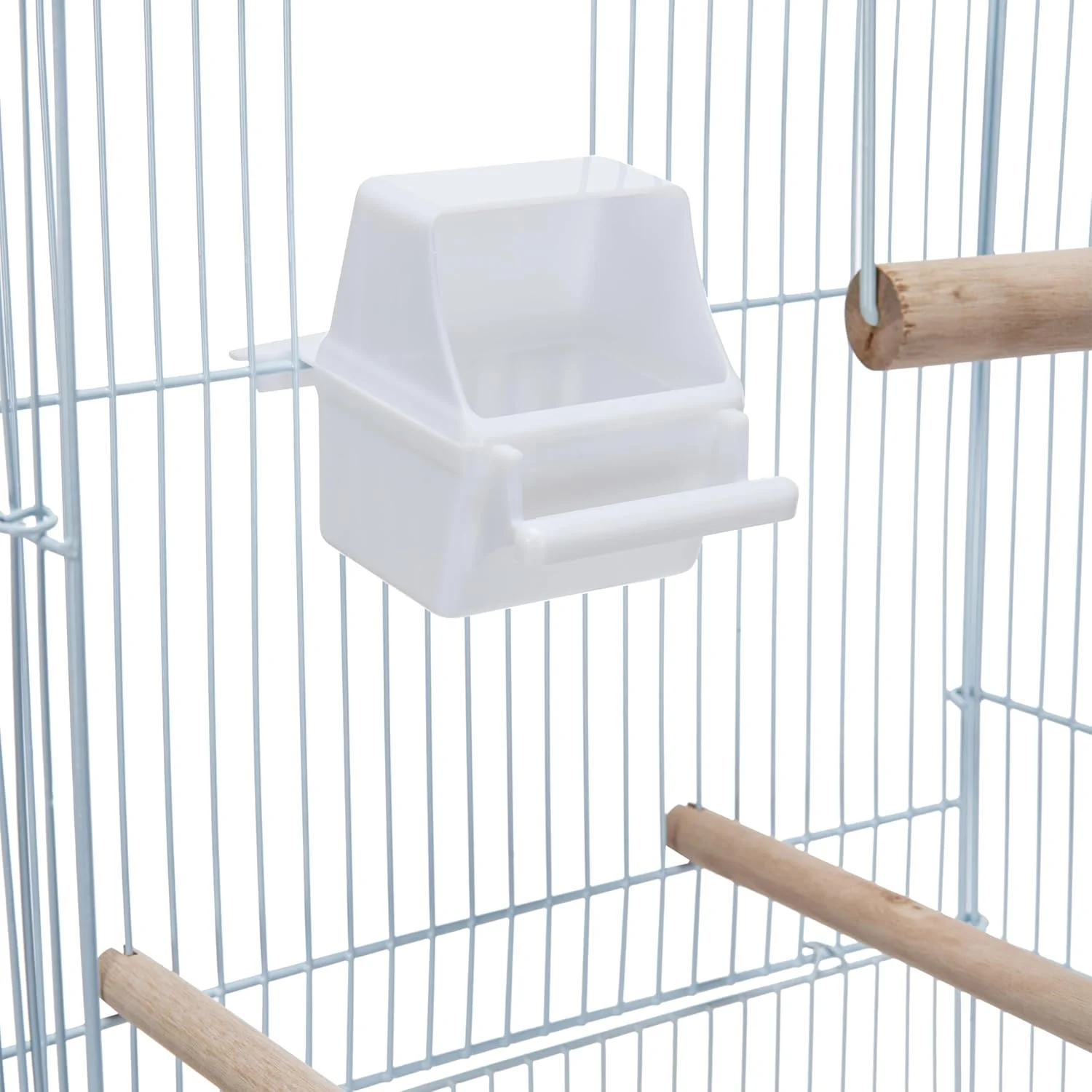 قفس پرنده ایگاردن کارت، ساخته شده از آهن محکم و صاف، مناسب برای قناری، فنچ، مرغ عشق و سایر پرندگان (سفید) قفس پرنده ایگاردن کارت، ساخته شده از آهن محکم و صاف، مناسب برای قناری، فنچ، مرغ عشق و سایر پرندگان (سفید)