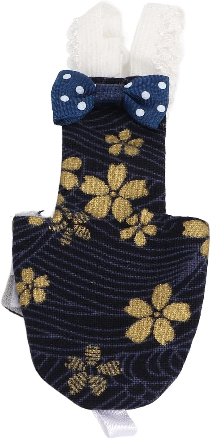 لباس پرواز طوطی Cryfokt، پوشک پرنده قابل تنظیم با طرح گل طلایی قابل شستشو برای مرغ عشق، عروس هلندی و ماکائو (#1)