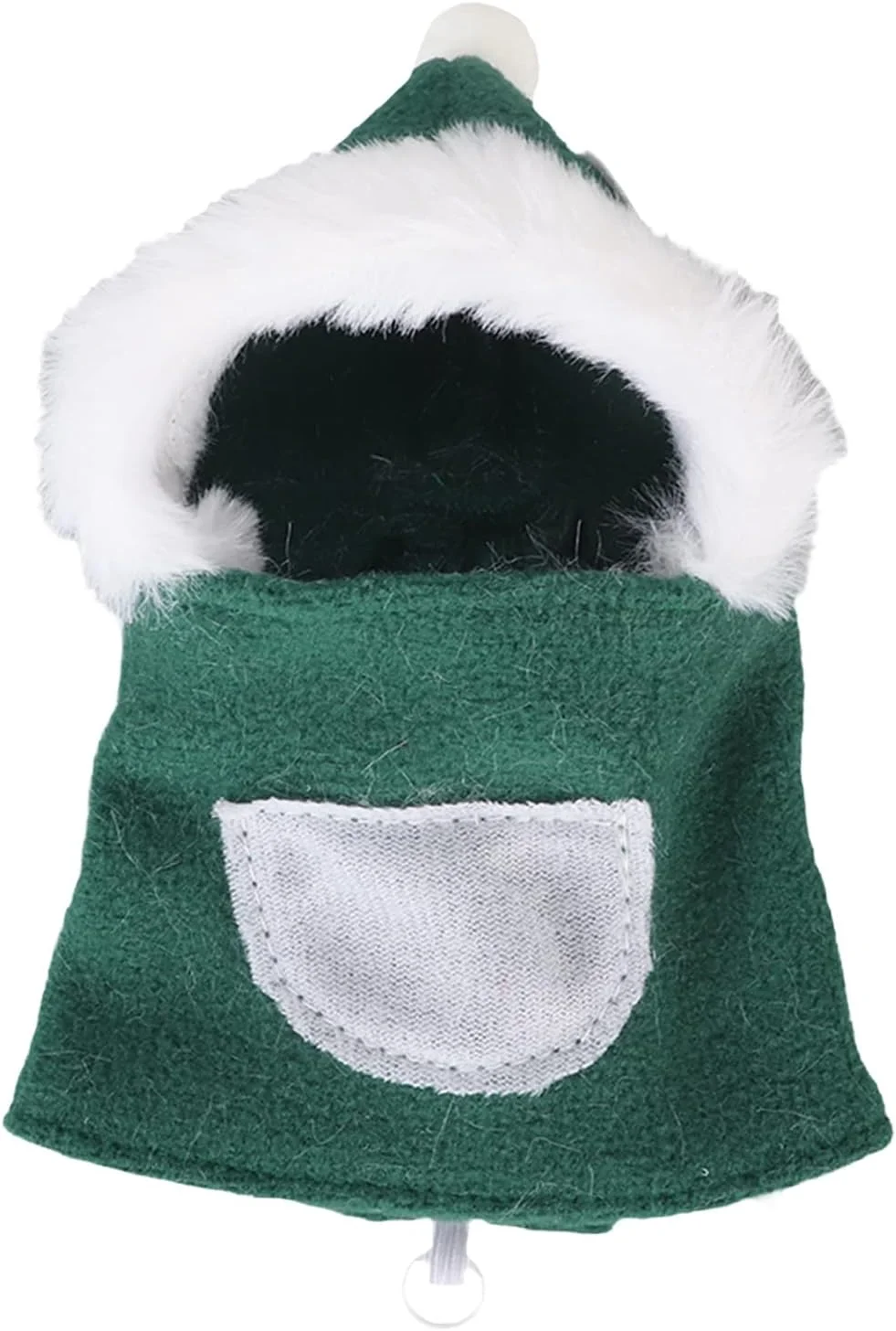 لباس پرنده کریسمس، لباس پرواز پرنده کلاه دار نرم و سازگار با پوست طوطی کبوتر عروس هلندی سبز (L)