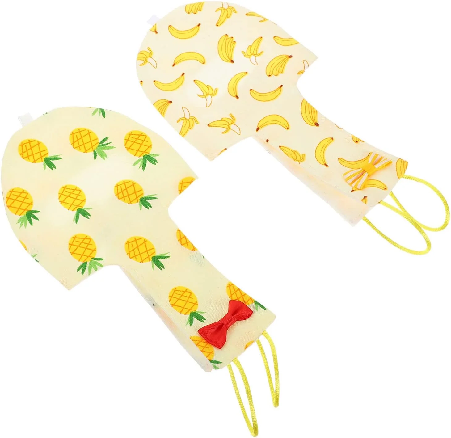 2 عدد پوشک پرنده طوطی - پوشک طوطی قابل شستشو لباس پرواز طوطی قابل استفاده مجدد آسترهای ضد آب برای طوطی برزیلی مینی ماکائو