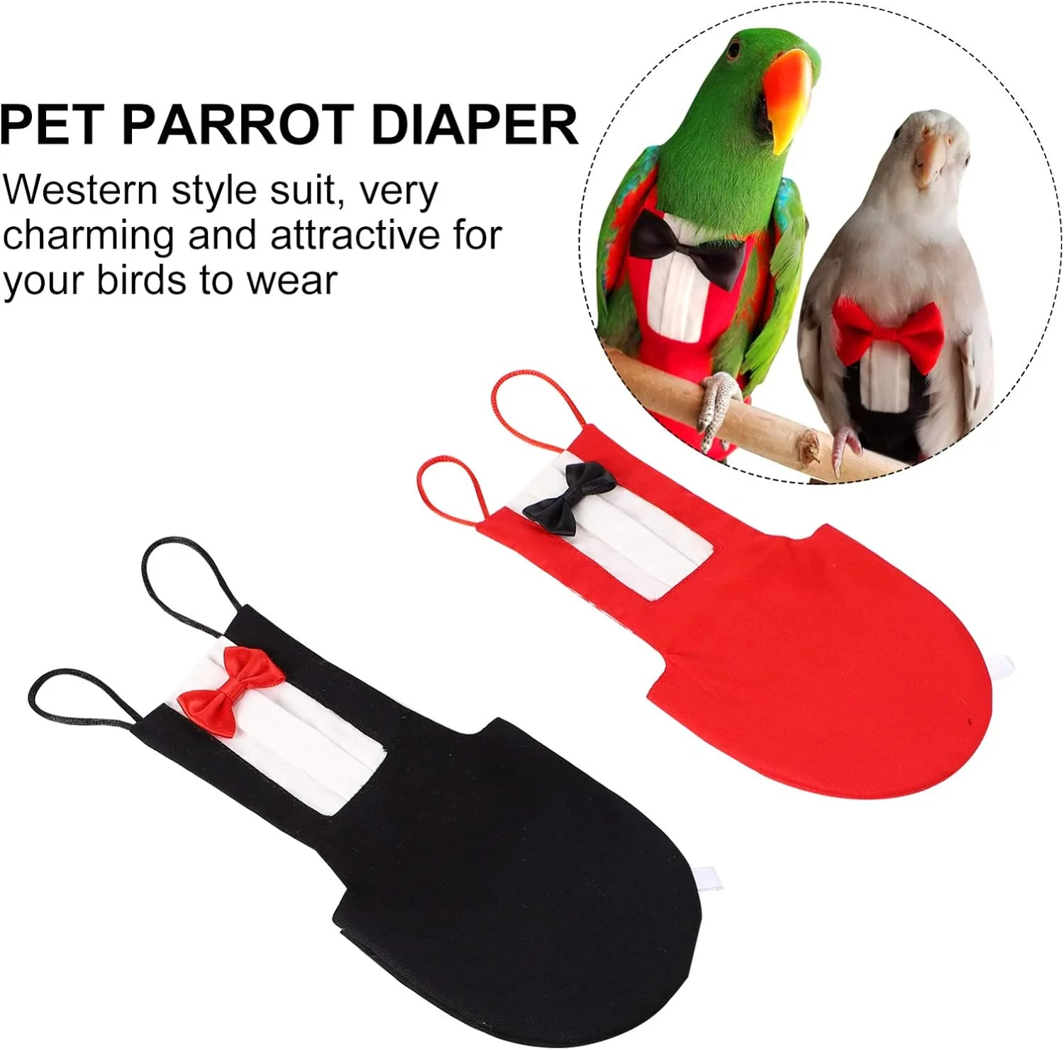 پوشک پرنده، لباس پرواز، آستر قابل شستشو و استفاده مجدد، لباس پوشک طوطی با لایه داخلی ضد آب، لباس ادرار زیبا برای طوطی ماکائو، مرغ عشق، پاراکیت پوشک پرنده، لباس پرواز، آستر قابل شستشو و استفاده مجدد، لباس پوشک طوطی با لایه داخلی ضد آب، لباس ادرار زیبا برای طوطی ماکائو، مرغ عشق، پاراکیت