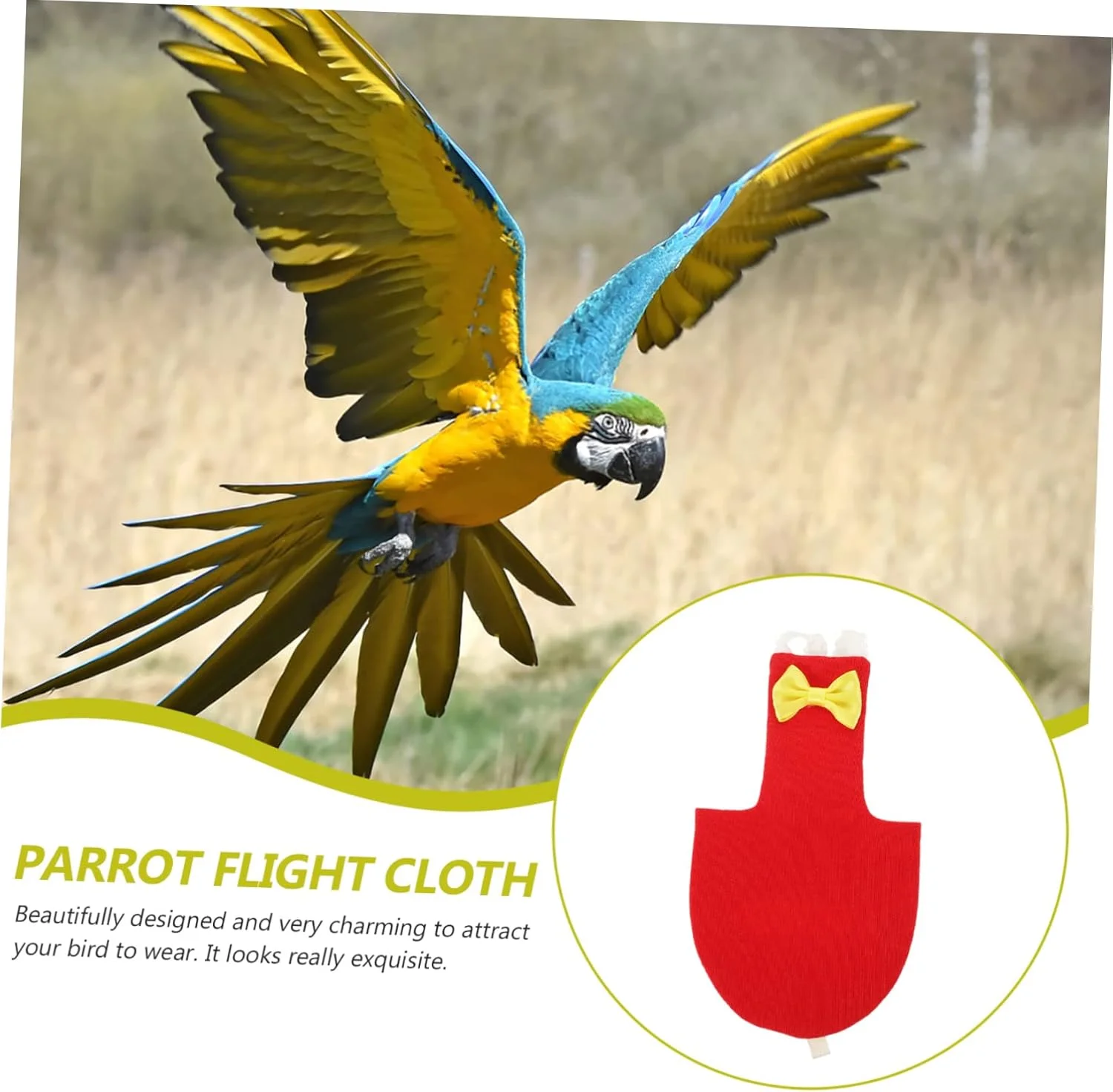 ۴ عدد پوشک پرنده پرواز کننده، مناسب برای ماکائو، طوطی، کبوتر، پوشک پاراکیت، لباس پرواز، لباس پرندگان با پاپیون، لباس پرنده برای طوطی ها، پوشک طوطی، لباس کوچک پرنده برای طوطی ها، پنبه ای