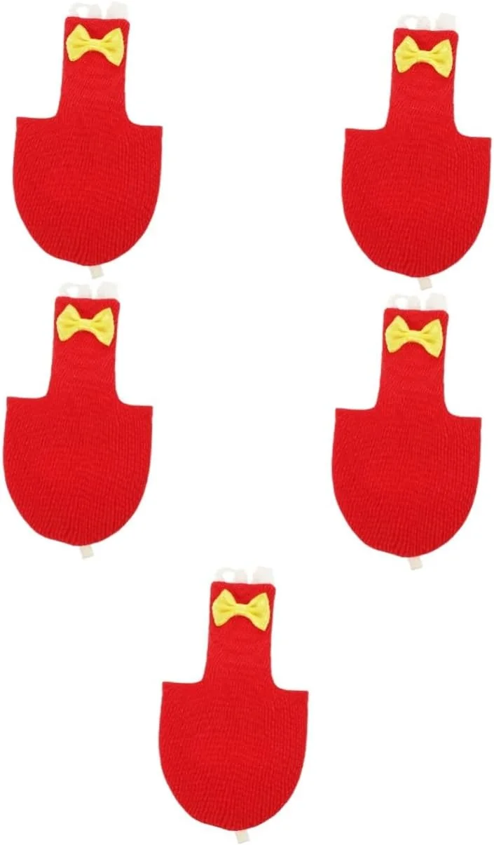 پوشک پرنده پرنده پرنده Macabuns لباس پرنده پوشک طوطی پوشک طوطی محافظ لباس پرنده کوچک پوشک پرنده کوچک بند مخروطی پنبه ای 5 عدد