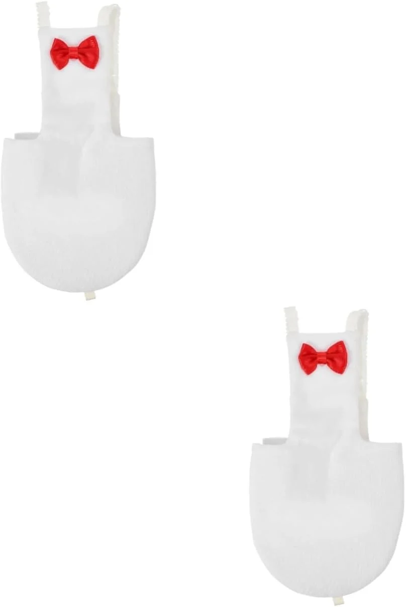 2 عدد پوشک پرنده پرواز لباس پرنده تزئینی لباس طوطی پاپیون لباس پوشک طوطی کوچک لباس پرواز کانور پوشک پوشک پرنده برای طوطی های کوچک دم پنبه ای