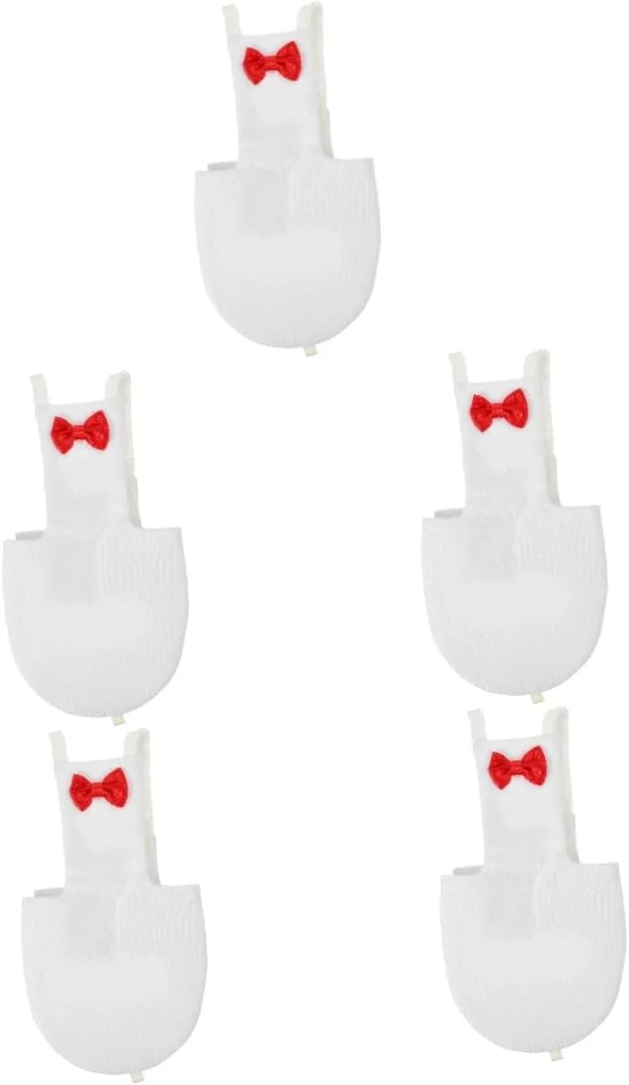 ۵ عدد پوشک پرنده پرواز کننده، پوشک اردک، لباس پرواز، لباس تزئینی پرنده، پوشک پرنده برای عروس هلندی، لباس پرنده پاپیونی، پوشک کوچک پرنده، لباس پنبه ای با بند