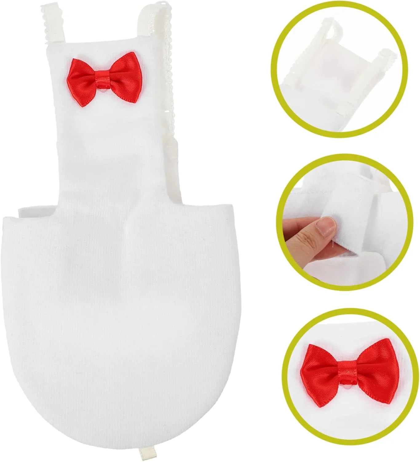 2 عدد پوشک پرنده پرواز لباس پرنده تزئینی لباس طوطی پاپیون لباس پوشک طوطی کوچک لباس پرواز کانور پوشک پوشک پرنده برای طوطی های کوچک دم پنبه ای