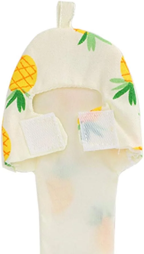 لباس پوشک پرنده زیبا، پوشک ادرار قابل شستشو برای خرگوش صورتی مینیاتوری سایز XS (پنبه 8)