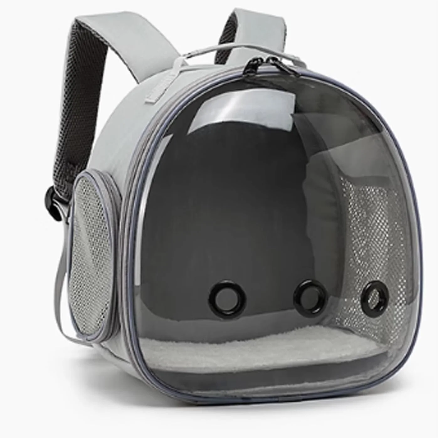 کیف حمل پرنده دوشی دوبل طوطی، کوله پشتی شفاف قفس پرنده، کیف مسافرتی قفس پرنده برای حیوانات خانگی (Grigio) کیف حمل پرنده دوشی دوبل طوطی، کوله پشتی شفاف قفس پرنده، کیف مسافرتی قفس پرنده برای حیوانات خانگی (Grigio)