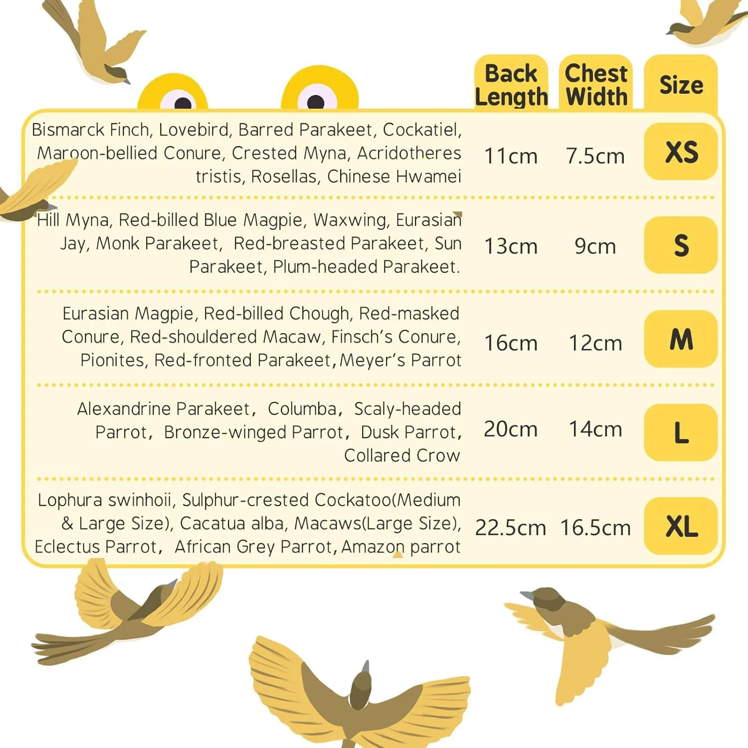 لباس پوشک پرنده سیگ، لباس پرنده طرح قورباغه برای ماکائو، باجریگارهای آفریقایی، پاراکیت ها، عروس هلندی ها