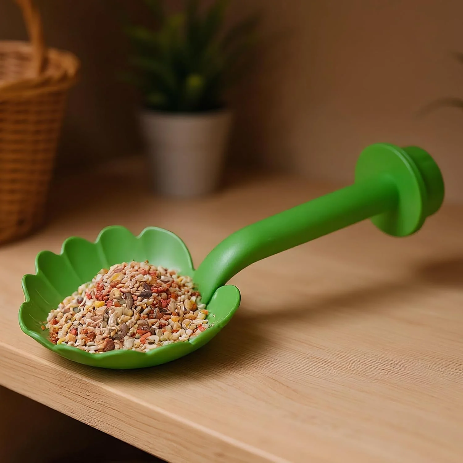 نشیمنگاه پرنده برای قفس، نشیمنگاه عروس هلندی 2 در 1، لوازم جانبی قفس طوطی، لوازم حیوانات خانگی برای تغذیه و بالا رفتن ماکائو، مرغ مگس خوار، قناری، فنچ، مرغ عشق و گنجشک