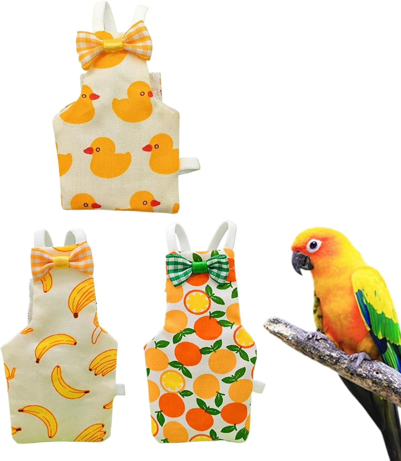 پوشک پرنده مدل Cockatiel بسته 3 عددی
