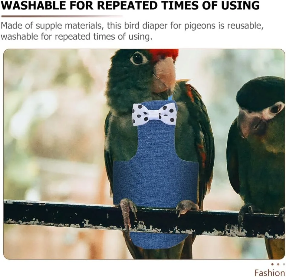 پوشک طوطی خاکستری، لباس پرواز پرنده، پوشک قابل شستشو، لباس کراوات پاپیونی طوطی، لباس پرواز، لباس پوشک برای طوطی ها، پرندگان خانگی، آبی آسمانی، سایز M، شلوار کبوتر