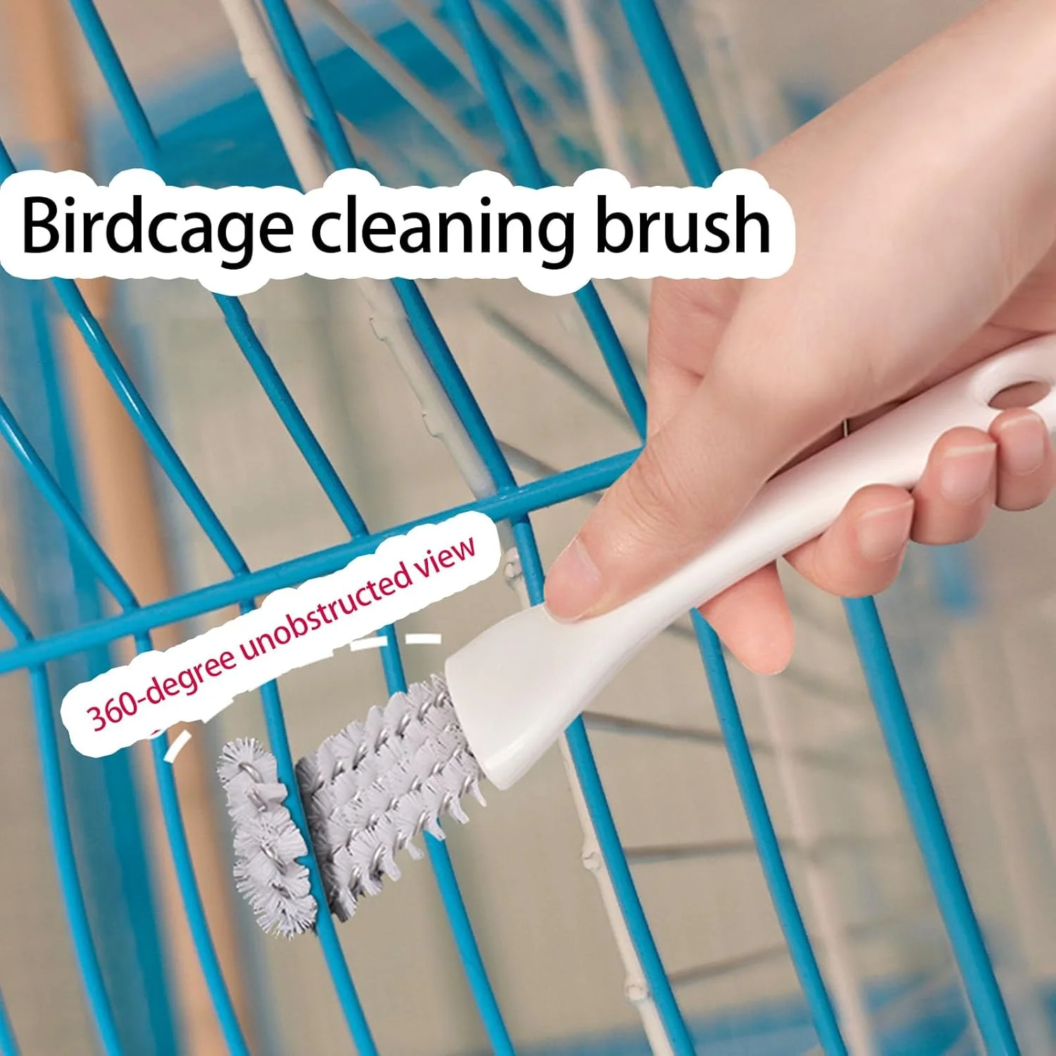 برس تمیز کننده قفس پرنده با دسته بلند و کاردک، ابزاری کارآمد برای حذف فضولات طوطی ها، مناسب برای قفس حیوانات خانگی، نشیمنگاه ها و لوازم جانبی، تمیز کننده قفس پرنده با دسته بلند و بیلچه برس تمیز کننده قفس پرنده با دسته بلند و کاردک، ابزاری کارآمد برای حذف فضولات طوطی ها، مناسب برای قفس حیوانات خانگی، نشیمنگاه ها و لوازم جانبی، تمیز کننده قفس پرنده با دسته بلند و بیلچه