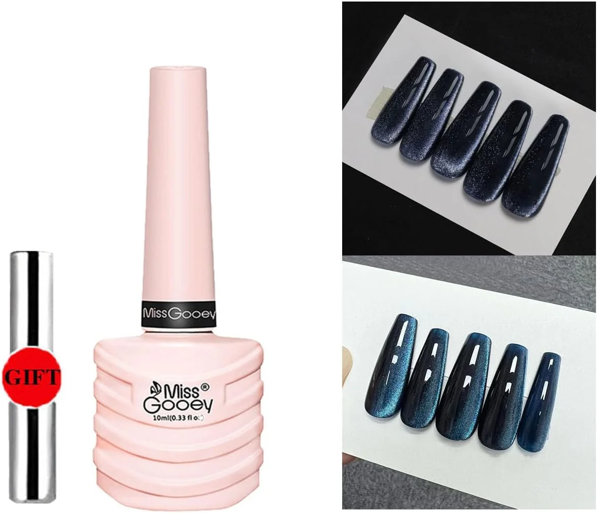 ست لاک ناخن MISS GOOEY، لاک ژل ناخن چشم گربه ای اکلیلی با کیت چوب مغناطیسی، رنگ فوق العاده براق، ماندگاری طولانی، نیاز به UV LED، خشک شدن سریع، هنر مغناطیسی مانیکور DIY در خانه، خیساندن برای زنان (04) ست لاک ناخن MISS GOOEY، لاک ژل ناخن چشم گربه ای اکلیلی با کیت چوب مغناطیسی، رنگ فوق العاده براق، ماندگاری طولانی، نیاز به UV LED، خشک شدن سریع، هنر مغناطیسی مانیکور DIY در خانه، خیساندن برای زنان (04)