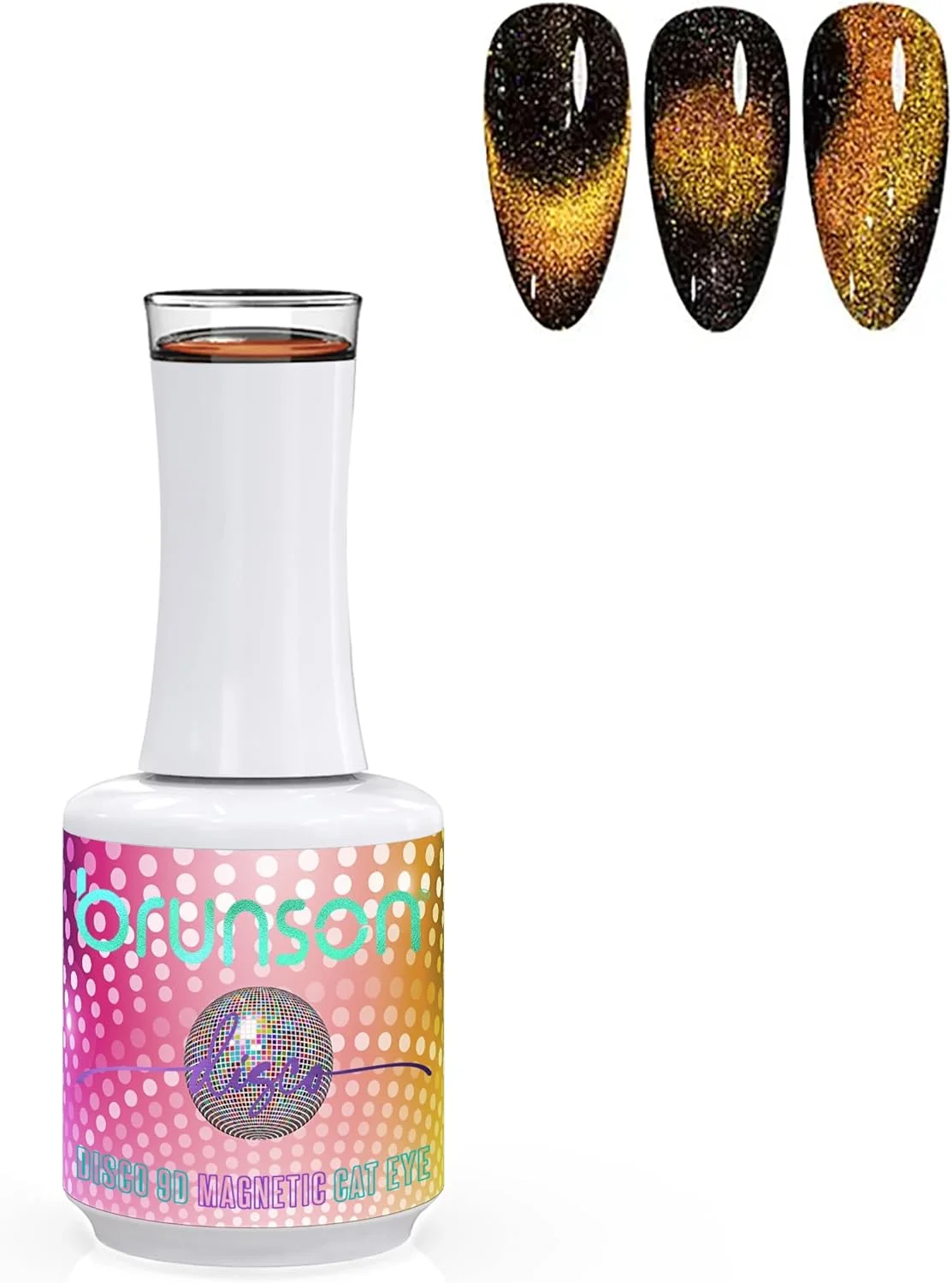 لاک ژل ناخن چشم گربه ای، لاک ناخن رنگین کمانی، ژل UV LED برای طراحی ناخن، رنگ آمیزی آسان، ابزار مانیکور، لاک ژل ناخن با ماندگاری طولانی، مقاوم در برابر لب پر شدن، 18 میلی لیتر (نیاز به خشک شدن با لامپ UV LED)