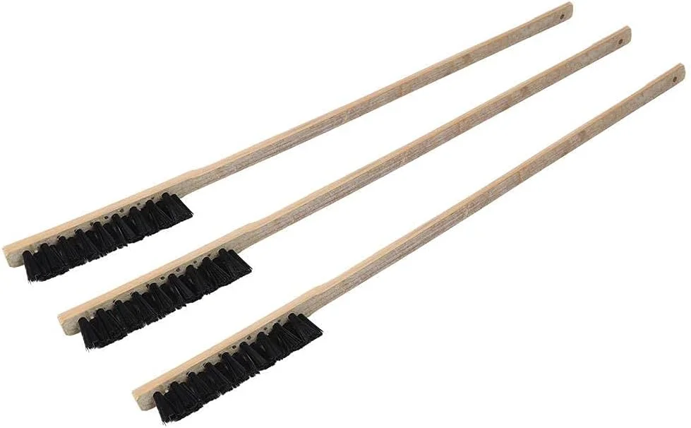 برس تمیز کننده قفس پرنده، 3 عدد برس چوبی بادوام با دسته بلند برای لوازم ضروری طوطی برس تمیز کننده قفس پرنده، 3 عدد برس چوبی بادوام با دسته بلند برای لوازم ضروری طوطی