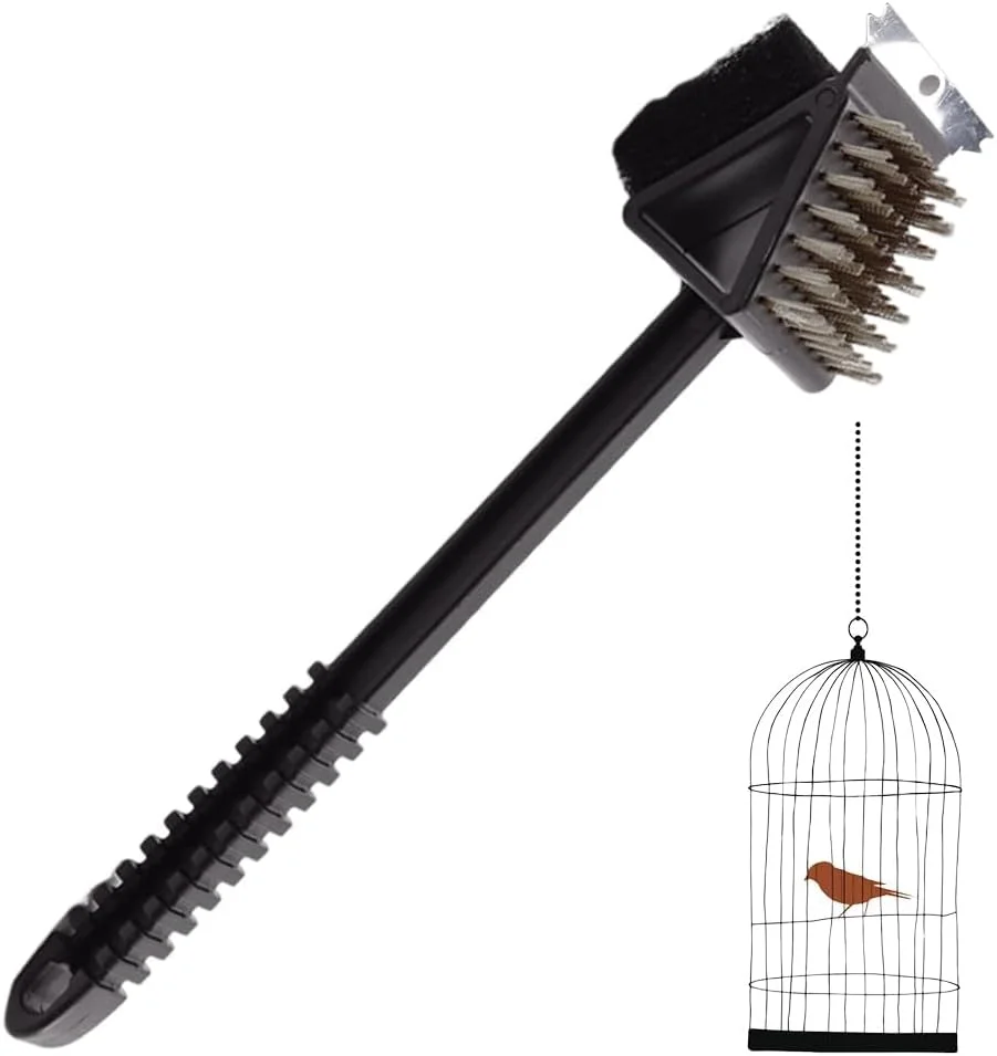 برس تمیز کننده قفس پرنده 3 در 1، برس تمیز کننده چند منظوره فضولات پرنده، ابزار برس های تمیز کننده بیلچه، لوازم جانبی قفس حیوانات خانگی، کاردک و پد اسکراب در یک ابزار، لوازم جانبی قفس پرنده برس تمیز کننده قفس پرنده 3 در 1، برس تمیز کننده چند منظوره فضولات پرنده، ابزار برس های تمیز کننده بیلچه، لوازم جانبی قفس حیوانات خانگی، کاردک و پد اسکراب در یک ابزار، لوازم جانبی قفس پرنده