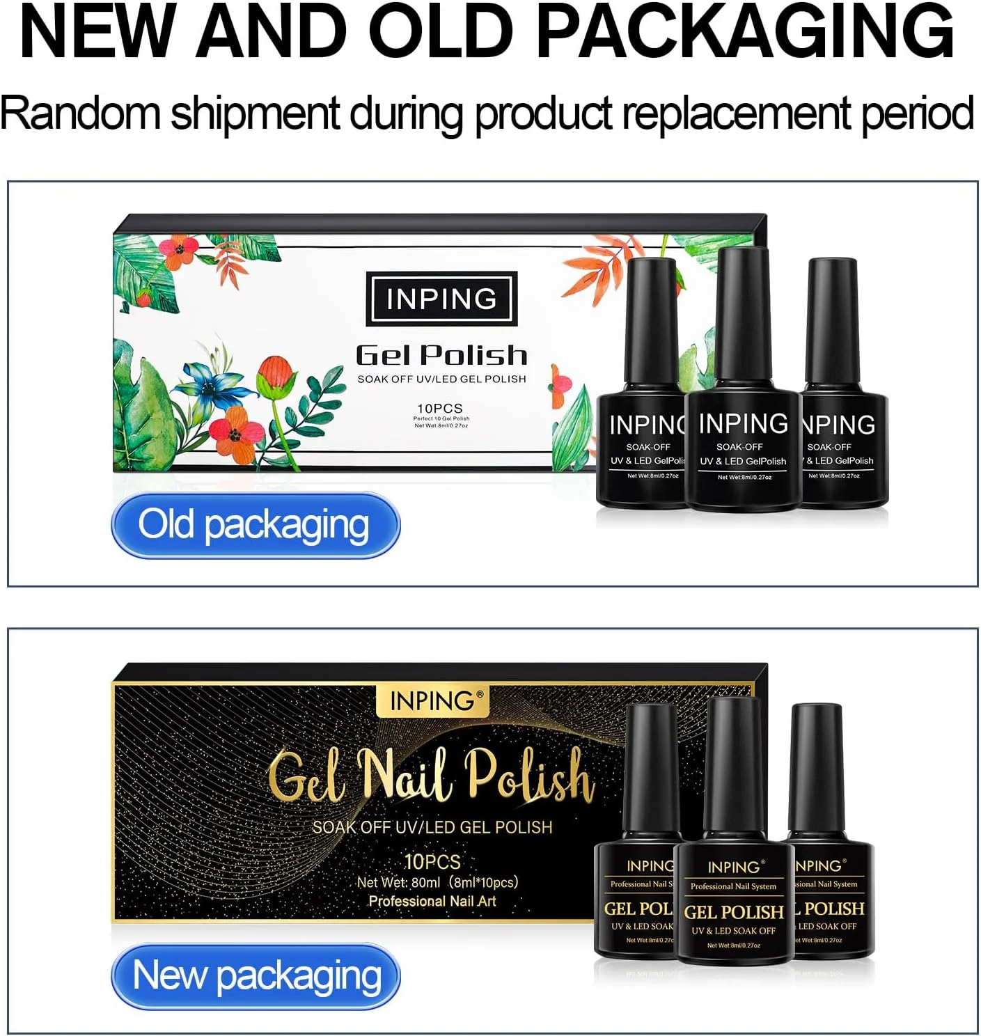 ست لاک ژل ناخن UV اینپینگ، 10 عدد لاک ژل اکلیلی بازتابنده، نقره ای آبی سبز بنفش رز مشکی سرمه ای قرمز درخشان الماسی برای طراحی ناخن دیسکو دی جی مانیکور سالن