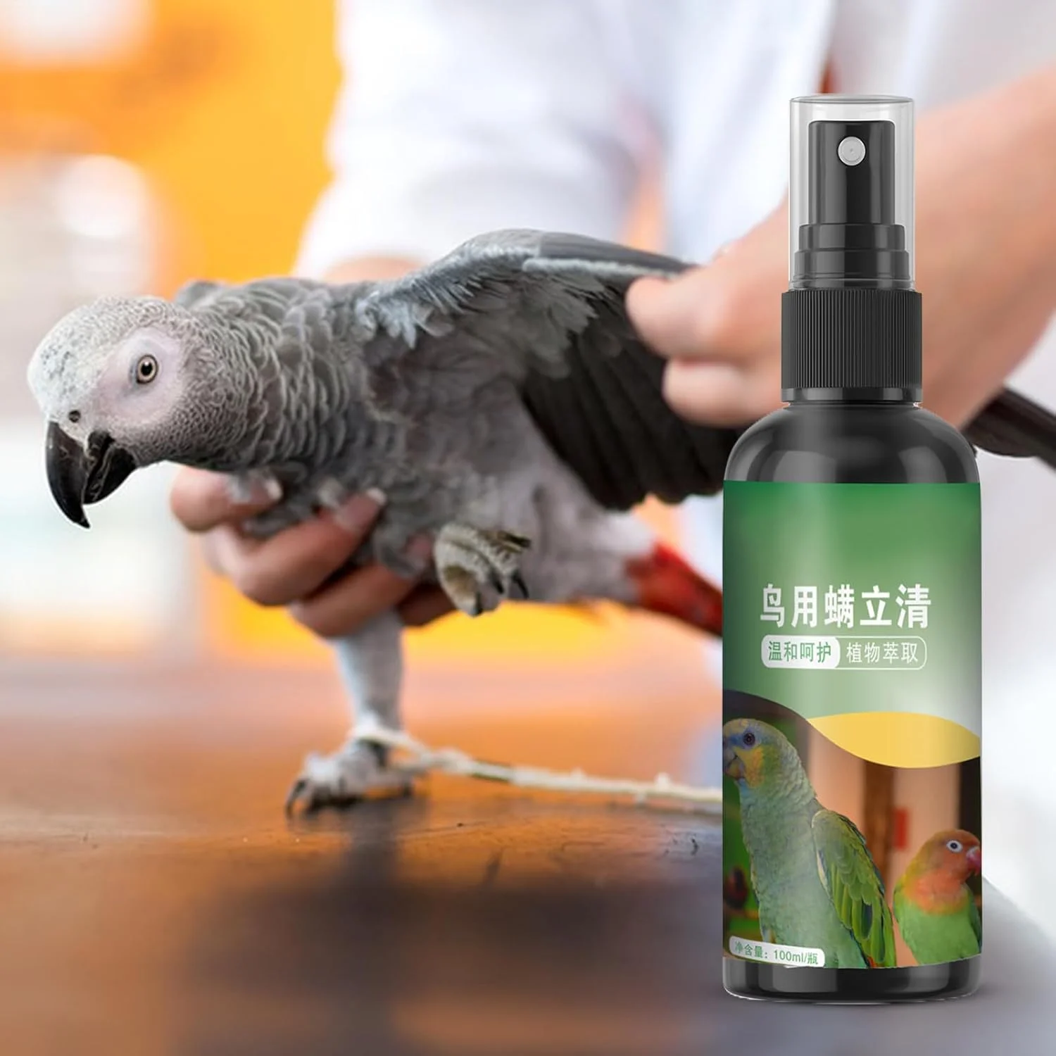 اسپری ضد کک | اسپری تمیز کننده قفس پرنده 100 میلی لیتری برای طوطی | کنترل سریع و خشک شونده مگس، لوازم حیوانات خانگی طبیعی برای حیاط خانه و قفس اسپری ضد کک | اسپری تمیز کننده قفس پرنده 100 میلی لیتری برای طوطی | کنترل سریع و خشک شونده مگس، لوازم حیوانات خانگی طبیعی برای حیاط خانه و قفس