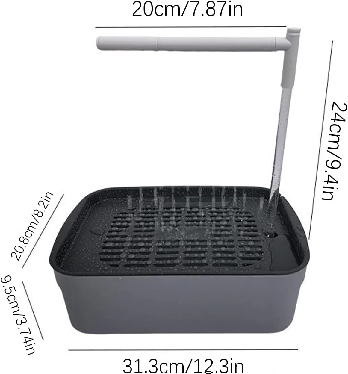 حمام پرنده با شیر آب چرخشی، وان حمام اتوماتیک پرنده، لوازم جانبی حمام حیوانات خانگی، برای طوطی برزیلی کوچک و متوسط حمام پرنده با شیر آب چرخشی، وان حمام اتوماتیک پرنده، لوازم جانبی حمام حیوانات خانگی، برای طوطی برزیلی کوچک و متوسط