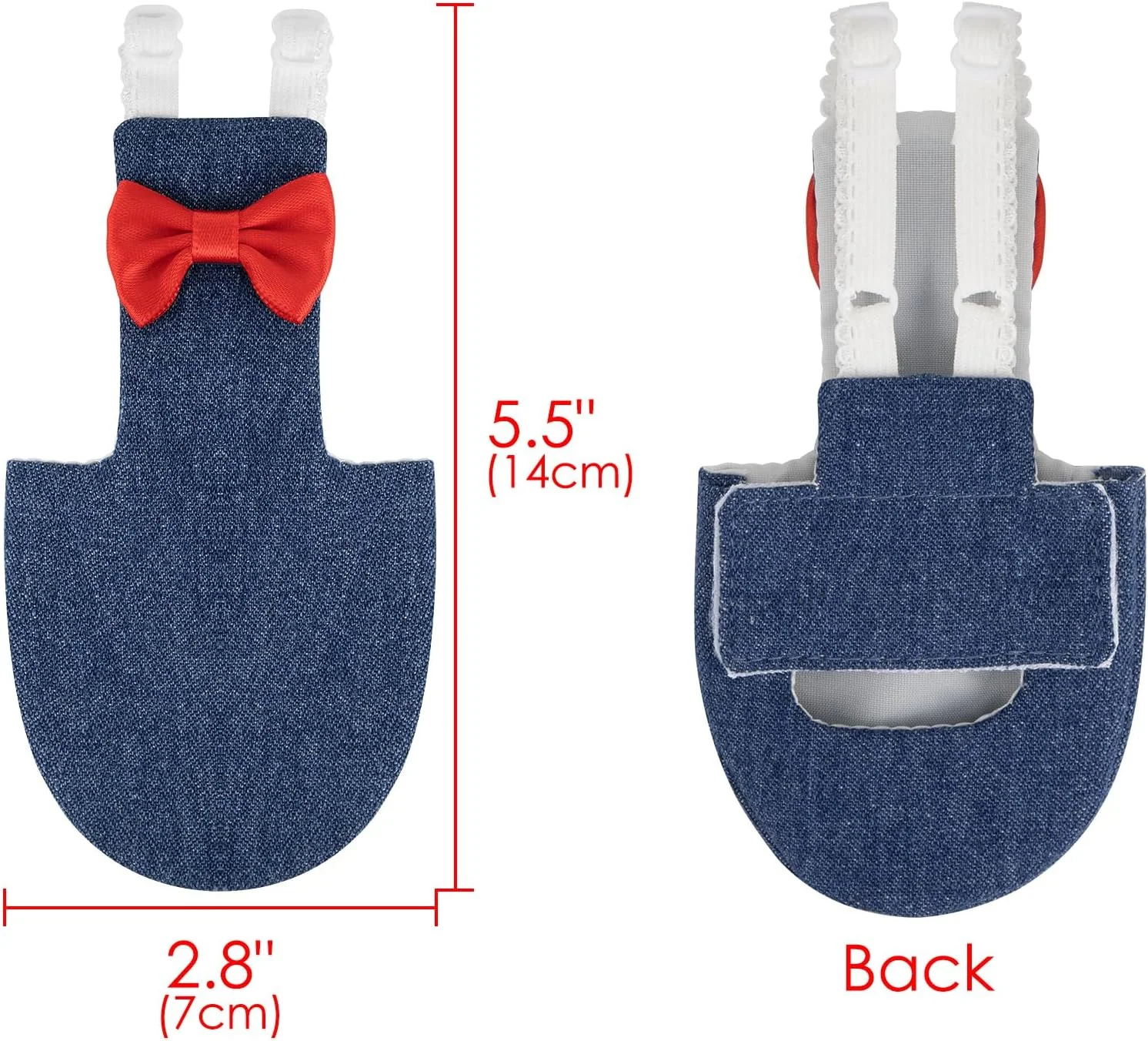 لباس طوطی CAIRIAC - لباس پرواز پرنده با بندهای قابل تنظیم، هارنس، پوشک با طناب آموزشی (1 عدد، جین، سایز M)