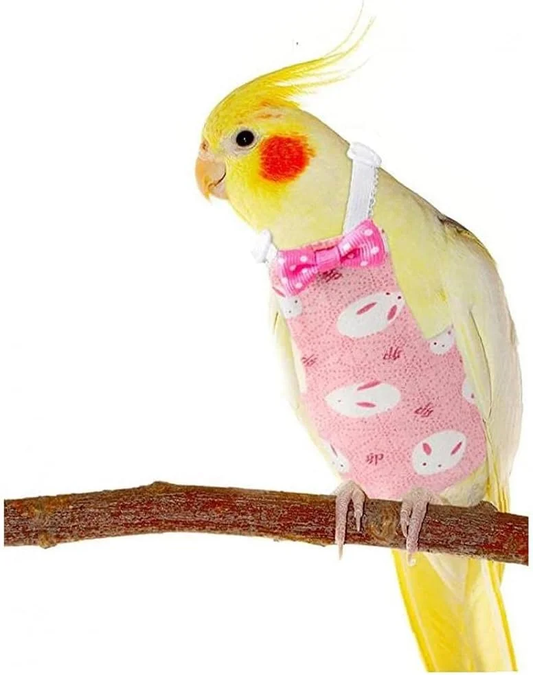 لباس پرواز پرنده BLZQSQ، پوشک پرنده، قابل شستشو، قابل استفاده مجدد، محافظ، لباس پوشک طوطی با لایه داخلی ضد آب، طرح خرگوش زیبا، صورتی S لباس پرواز پرنده BLZQSQ، پوشک پرنده، قابل شستشو، قابل استفاده مجدد، محافظ، لباس پوشک طوطی با لایه داخلی ضد آب، طرح خرگوش زیبا، صورتی S