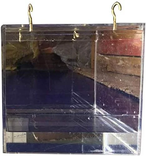 حمام پرنده، قفس حمام پرنده، خانه پرنده، قفس طوطی، فنچ، قناری، مرغ عشق، قلاب آویز، شفاف بزرگ/کوچک، حمام، سینی دوش، حمام، لوازم جانبی قفس پرنده