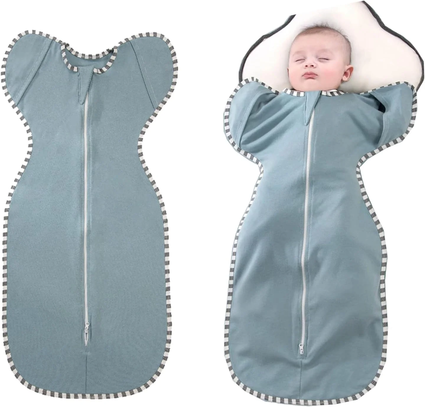 قنداق پیچ آنیو یی، کیسه خواب نوزاد، کیسه خواب نوزاد با آستین، قنداق نوزادی زیپ دار دو طرفه مناسب نوزادان 3 تا 9 ماه قنداق پیچ آنیو یی، کیسه خواب نوزاد، کیسه خواب نوزاد با آستین، قنداق نوزادی زیپ دار دو طرفه مناسب نوزادان 3 تا 9 ماه