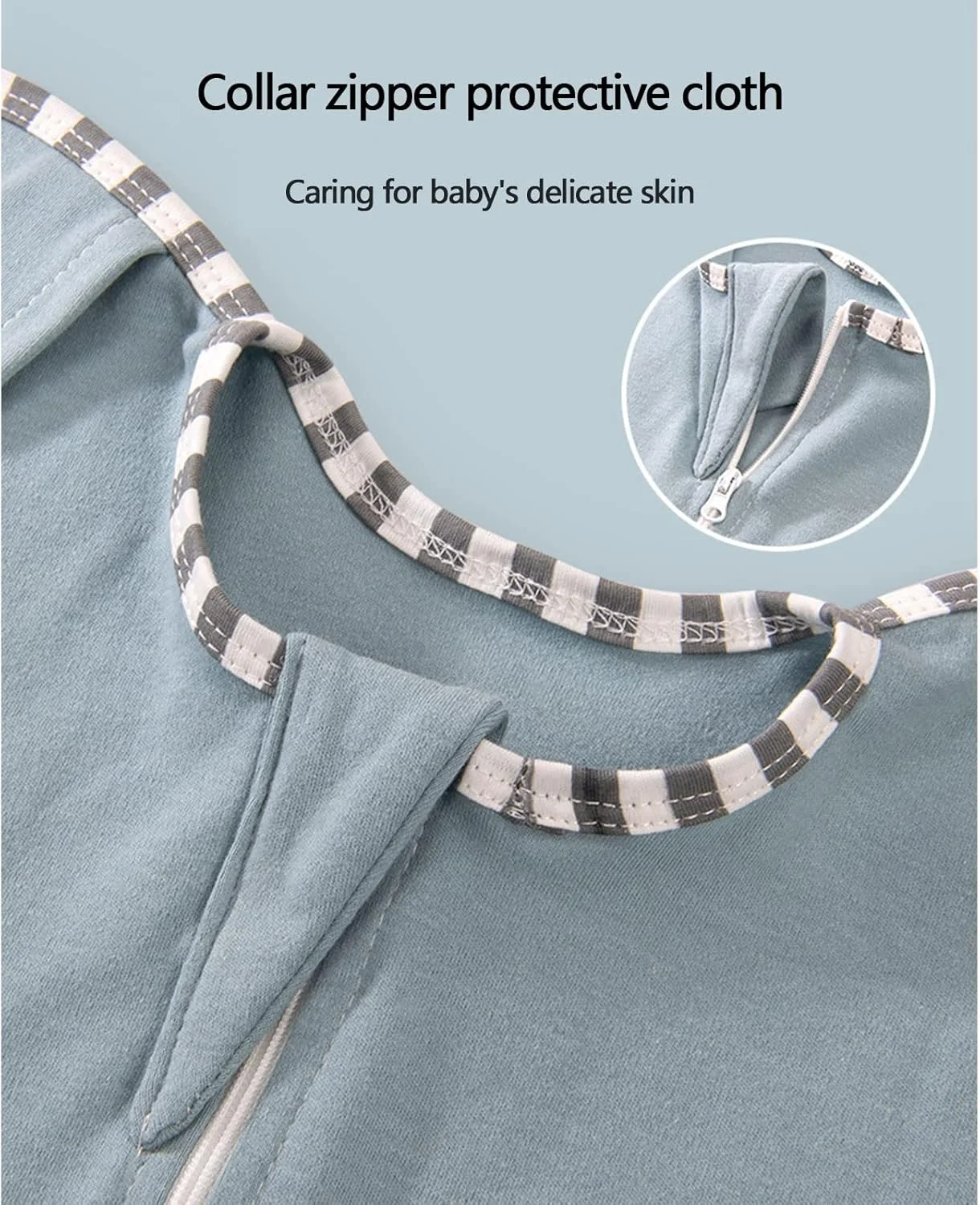 قنداق پیچ آنیو یی، کیسه خواب نوزاد، کیسه خواب نوزاد با آستین، قنداق نوزادی زیپ دار دو طرفه مناسب نوزادان 3 تا 9 ماه