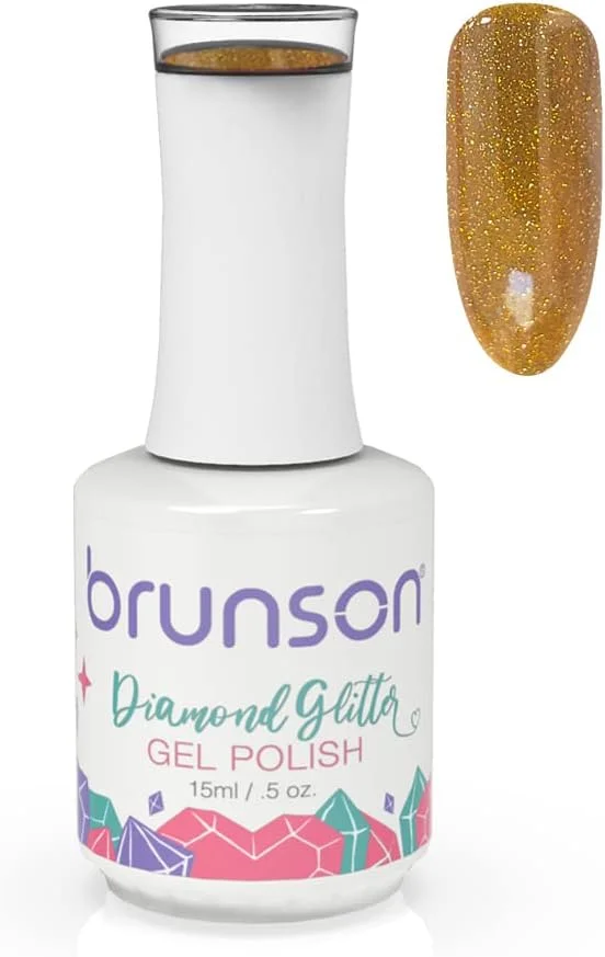 ست لاک ژل بازتابنده برانسون، لاک ژل براق اکلیلی، لاک ژل دیسکو الماسی، لاک ژل اکلیلی درخشان، لاک ژل خیساندنی UV، مانیکور، سالن ناخن