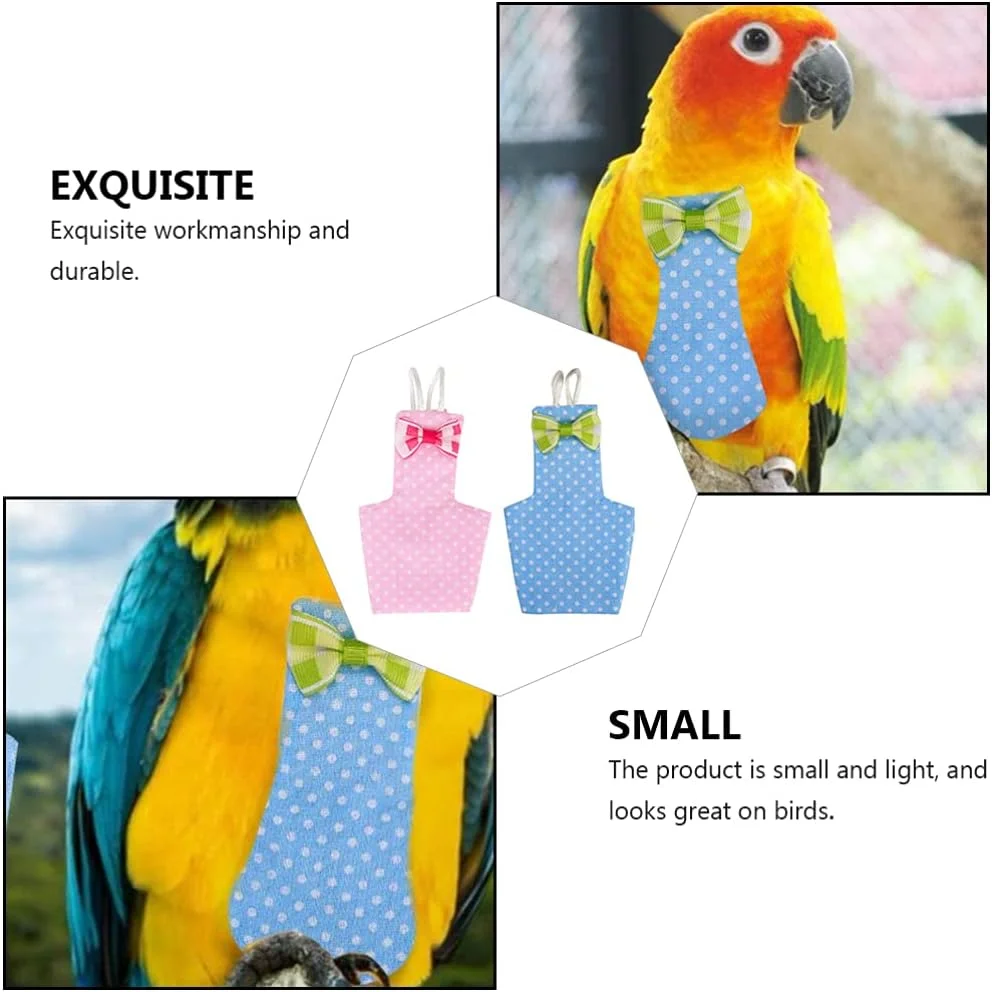 پوشک پرنده پوشک طوطی: 2 عدد لباس پرواز، لباس ادرار، پد توالت، زیرانداز ادرار قابل شستشو برای پاراکیت، عروس هلندی، مینی ماکائو، مرغ عشق، قناری پوشک پرنده پوشک طوطی: 2 عدد لباس پرواز، لباس ادرار، پد توالت، زیرانداز ادرار قابل شستشو برای پاراکیت، عروس هلندی، مینی ماکائو، مرغ عشق، قناری