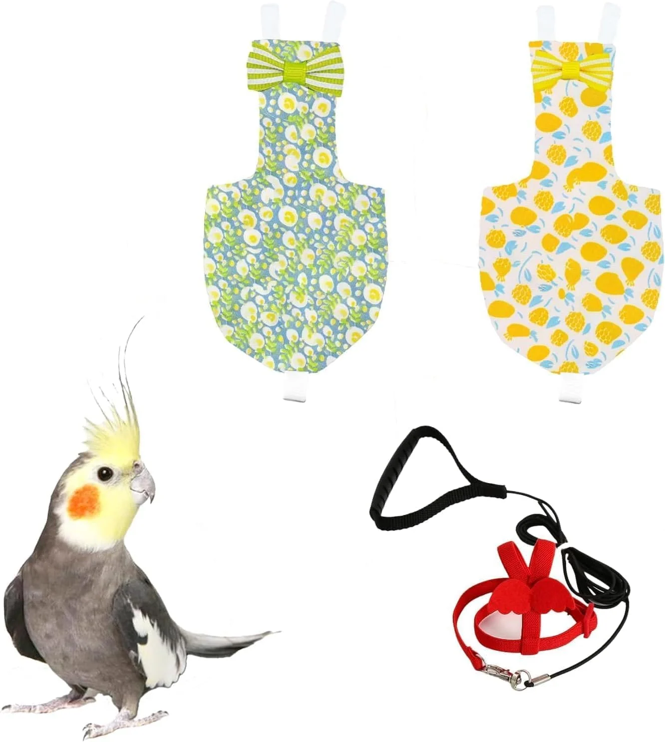 پوشک پرنده با افسار پرواز 78 اینچی - بسته 2 عددی، لباس پرواز قابل استفاده مجدد با لایه داخلی ضد آب، لباس ادرار مرطوب شونده شایان ستایش برای عروس هلندی، طوطی راهب، طوطی خورشیدی، لوری (S) پوشک پرنده با افسار پرواز 78 اینچی - بسته 2 عددی، لباس پرواز قابل استفاده مجدد با لایه داخلی ضد آب، لباس ادرار مرطوب شونده شایان ستایش برای عروس هلندی، طوطی راهب، طوطی خورشیدی، لوری (S)