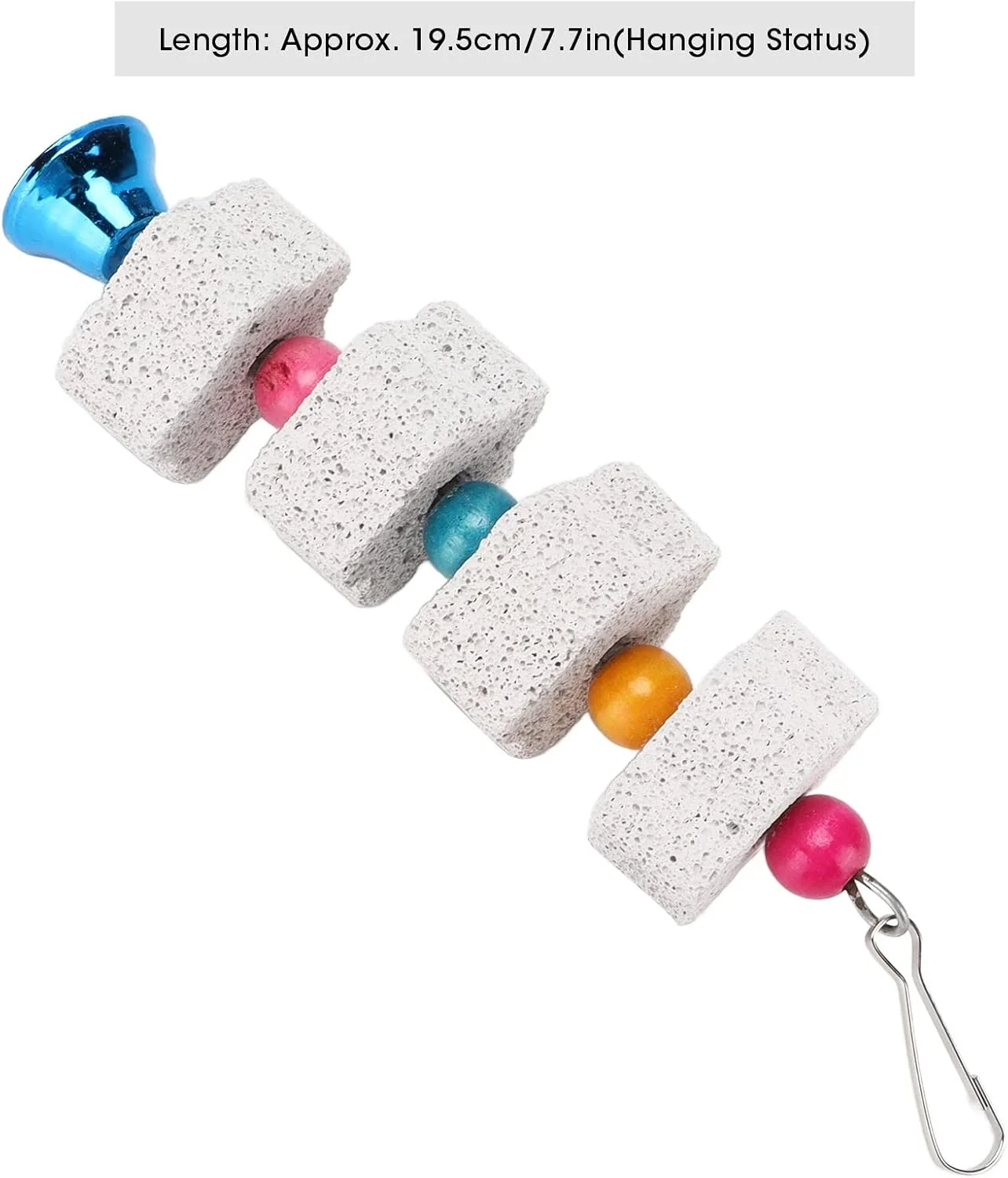 اسباب بازی های جویدنی و سنگ سابی نوک پرندگان - سنگ معدنی برای طوطی ها، همسترها و حیوانات کوچک - لوازم جانبی آویز قفس اسباب بازی های جویدنی و سنگ سابی نوک پرندگان - سنگ معدنی برای طوطی ها، همسترها و حیوانات کوچک - لوازم جانبی آویز قفس