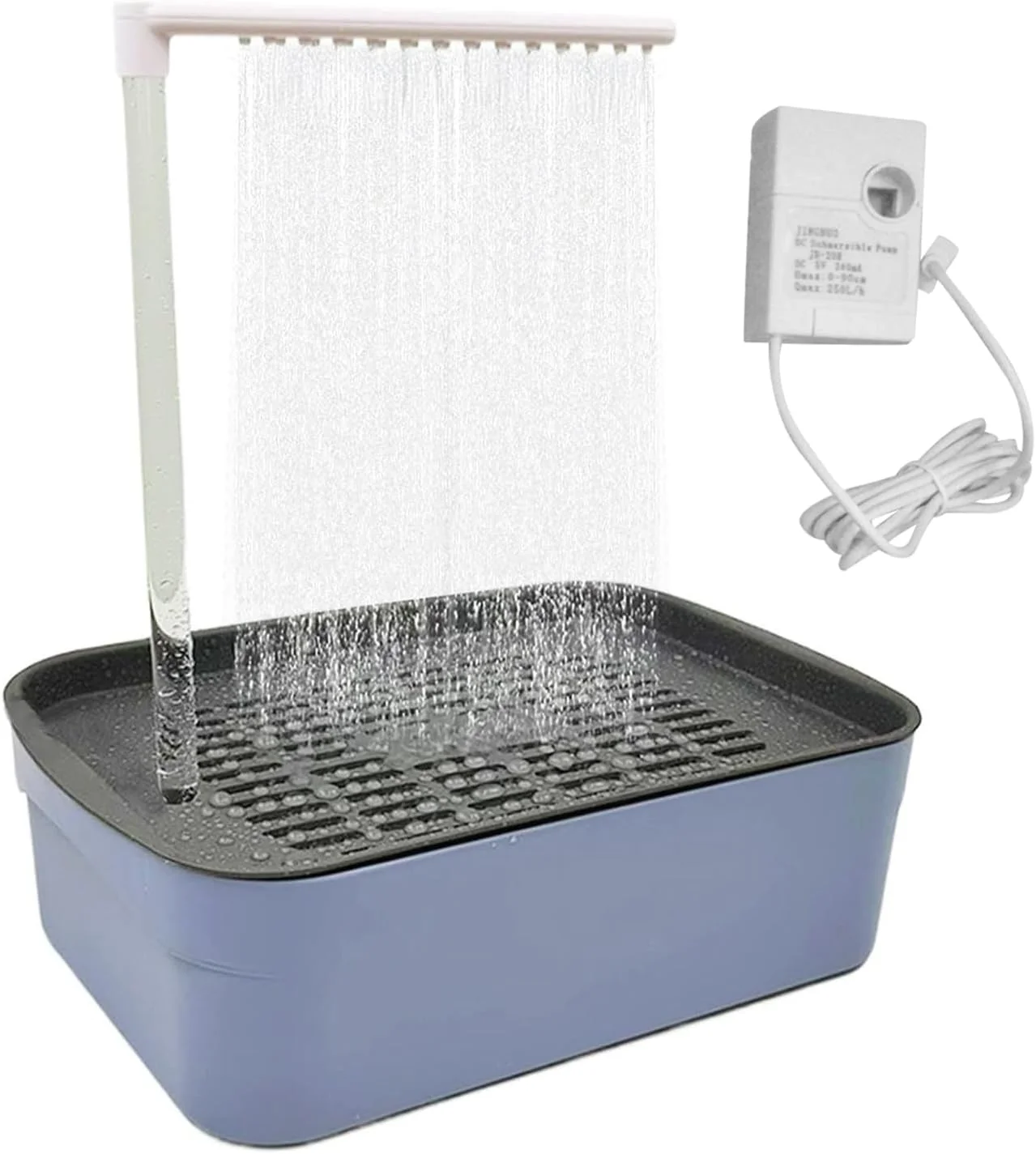 حمام پرنده - وان حمام اتوماتیک طوطی با چندین شیر آب، وان حمام آب در گردش حیوانات خانگی، لوازم جانبی قفس پرنده برای مرغ عشق، کاکادو، طوطی و اکثر پرندگان حمام پرنده - وان حمام اتوماتیک طوطی با چندین شیر آب، وان حمام آب در گردش حیوانات خانگی، لوازم جانبی قفس پرنده برای مرغ عشق، کاکادو، طوطی و اکثر پرندگان