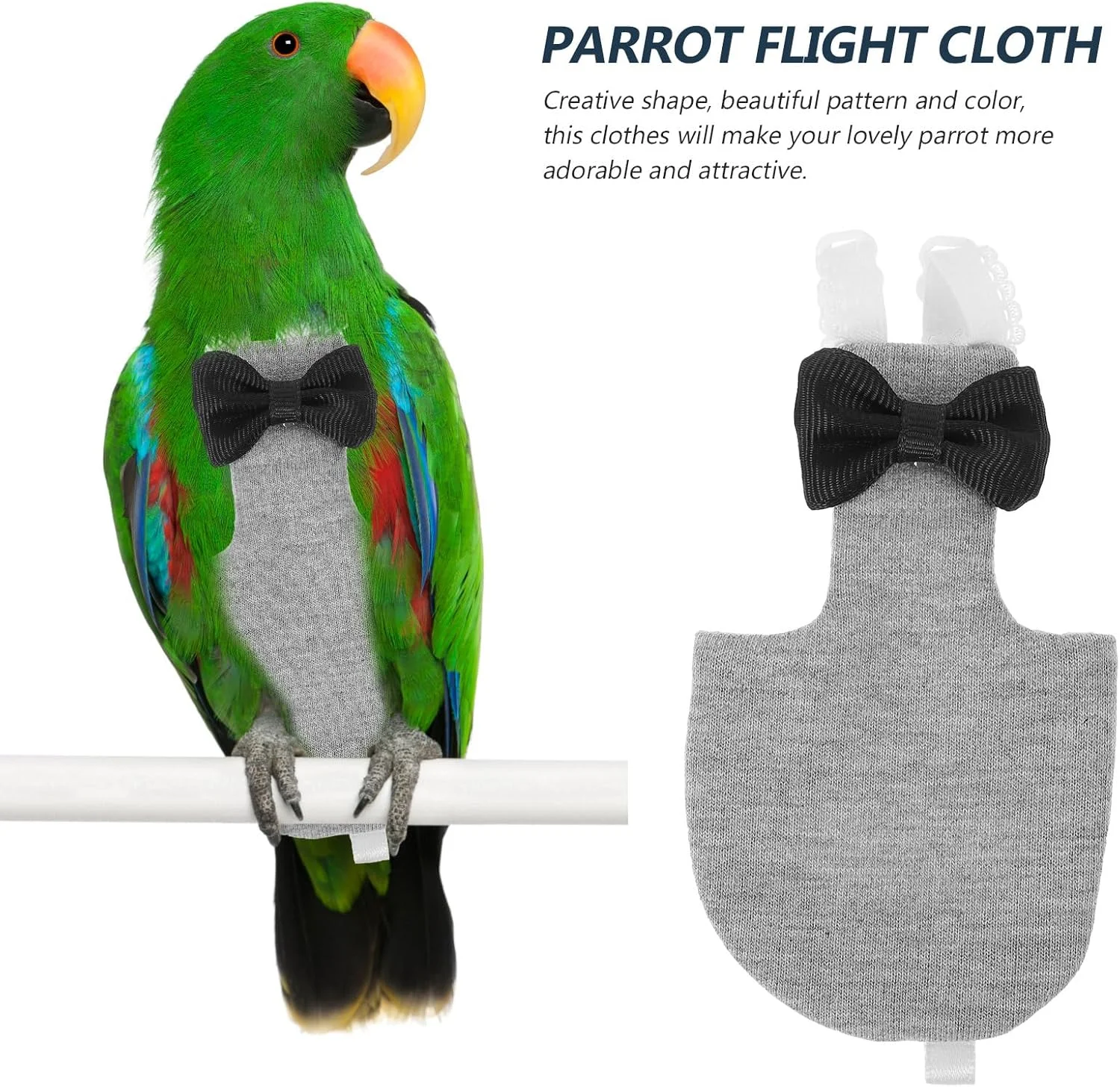 Balacoo 3 عدد پوشک پرنده پرواز کننده شلوار کبوتر لباس طوطی قابل استفاده مجدد لباس پرنده حیوان خانگی پوشک پاراکیت پوشک پرنده لباس پوشک طوطی پوشک ماکائو پوشک کاکادو پنبه قابل شستشو