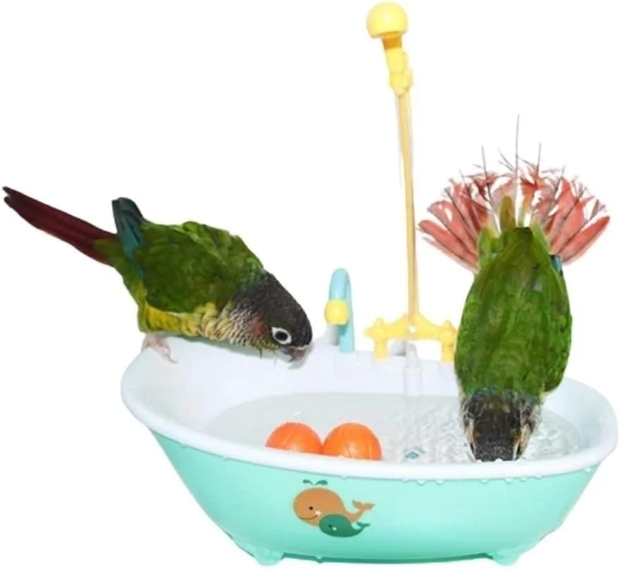 حمام پرنده آزونی، استخر حمام پرنده برای دوش، آبنمای حمام طوطی حمام اتوماتیک سرپوشیده با شیر آب، اسباب بازی های حمام پرنده خوراک دهنده پرنده، وان حمام پرنده برای قناری های پاراکیت حمام پرنده آزونی، استخر حمام پرنده برای دوش، آبنمای حمام طوطی حمام اتوماتیک سرپوشیده با شیر آب، اسباب بازی های حمام پرنده خوراک دهنده پرنده، وان حمام پرنده برای قناری های پاراکیت