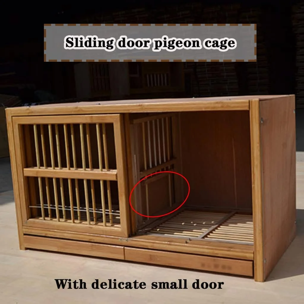 قفس پرنده، قفس کبوتر درب کشویی بامبو بزرگ 31.5 اینچی، جعبه لانه کبوتر در فضای باز با سینی قابل جابجایی، قفس کبوتر تمیز شونده آسان و محکم (قهوه ای A، 80*40*45 سانتی متر) قفس پرنده، قفس کبوتر درب کشویی بامبو بزرگ 31.5 اینچی، جعبه لانه کبوتر در فضای باز با سینی قابل جابجایی، قفس کبوتر تمیز شونده آسان و محکم (قهوه ای A، 80*40*45 سانتی متر)