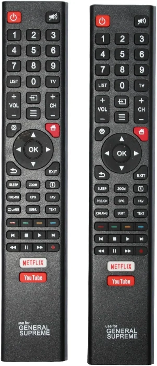 ریموت کنترل تلویزیون یونیورسال جنرال سوپریم، مشکی