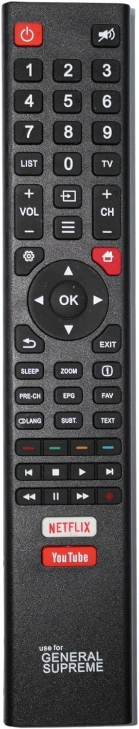 ریموت کنترل تلویزیون یونیورسال جنرال سوپریم، مشکی
