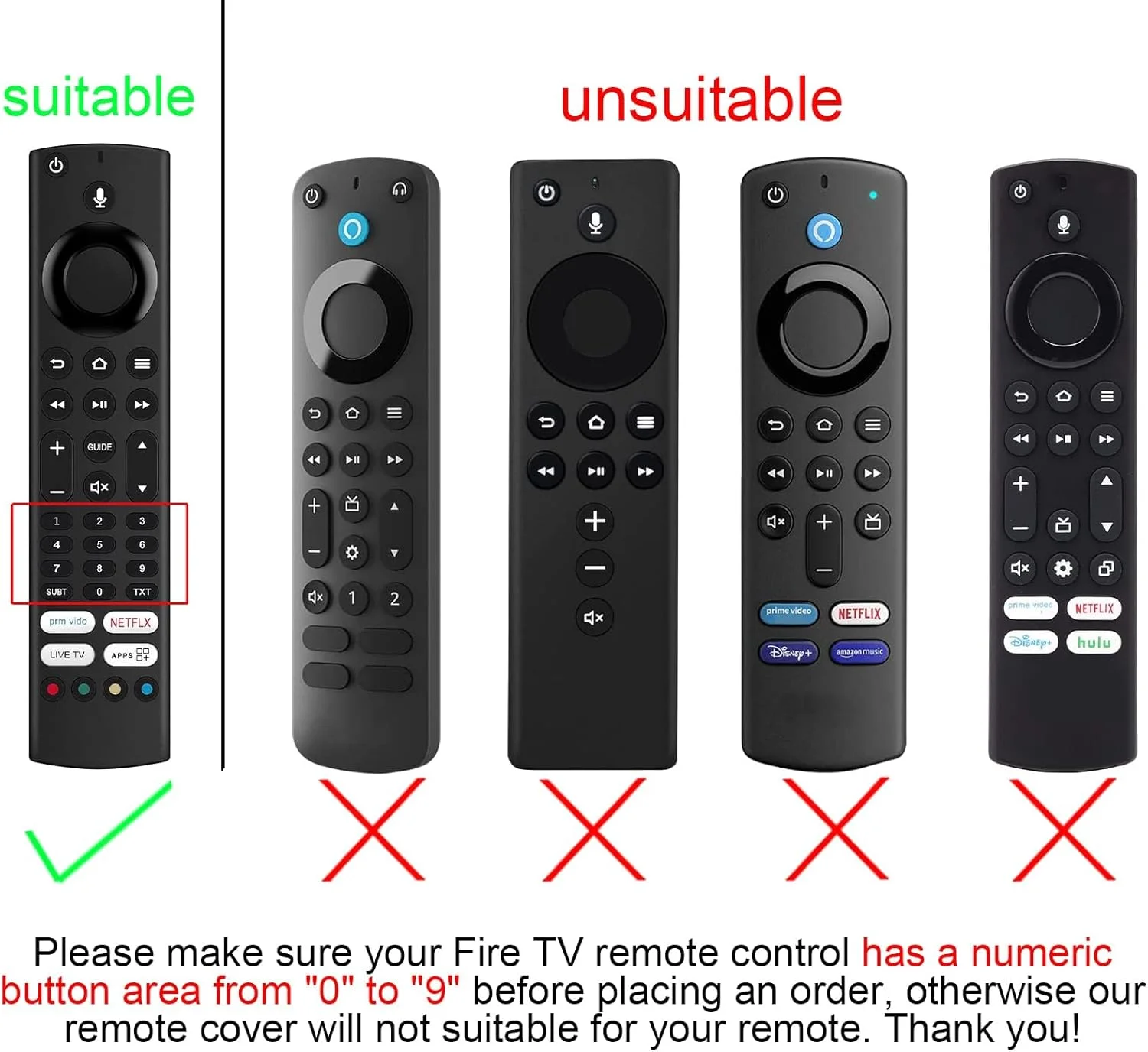 کاور سیلیکونی مشکی ریموت کنترل یونیورسال TERRIFI، ضد ضربه و سازگار با پوست برای ریموت کنترل های صوتی Xiaomi، Bush، Toshiba، JVC Fire TV. ریموت خود را ایمن و شیک نگه دارید