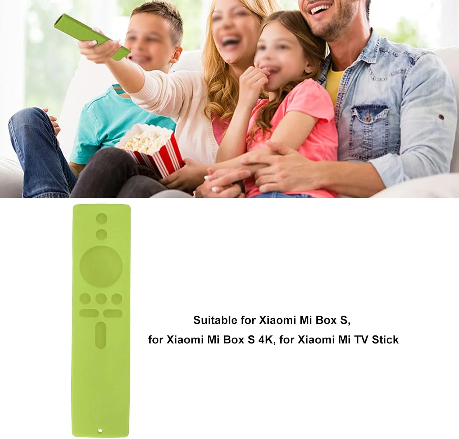 کاور کنترل از راه دور Soraz، قاب محافظ نرم و ضد ضربه برای تلویزیون (سبز شب‌تاب)