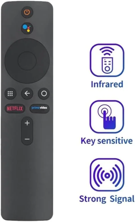 ریموت کنترل صوتی جایگزین SKEIDO XMRM-006A برای شیائومی Mi TV Stick MDZ-24-AA پخش کننده رسانه ای استریم HD 1080P
