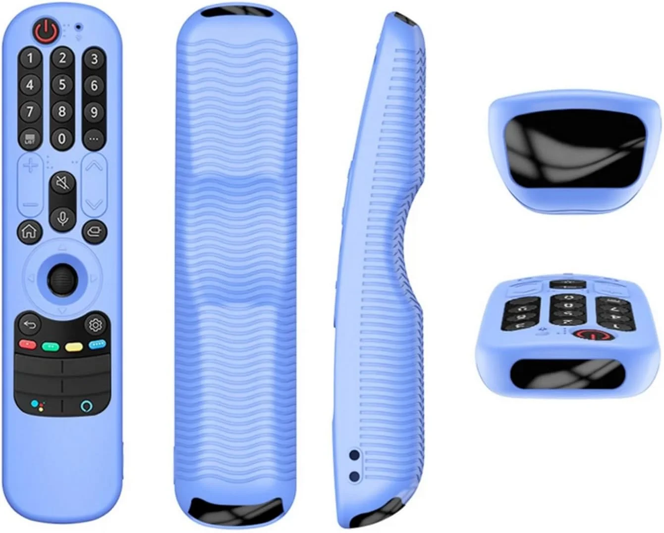 محافظ سیلیکونی کنترل جادویی ال‌جی مدل SKEIDO مناسب برای AN-MR21GC AN-MR21GA AN-MR21N، ضد ضربه و ضد لغزش (آبی)