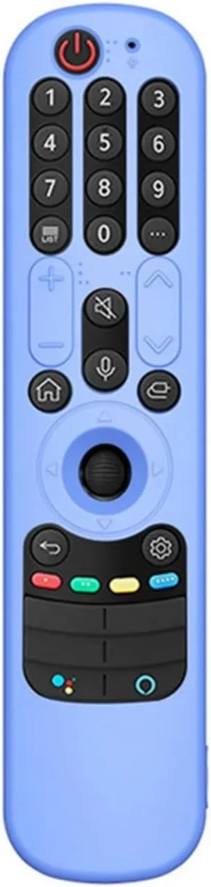 محافظ سیلیکونی کنترل جادویی ال‌جی مدل SKEIDO مناسب برای AN-MR21GC AN-MR21GA AN-MR21N، ضد ضربه و ضد لغزش (آبی)