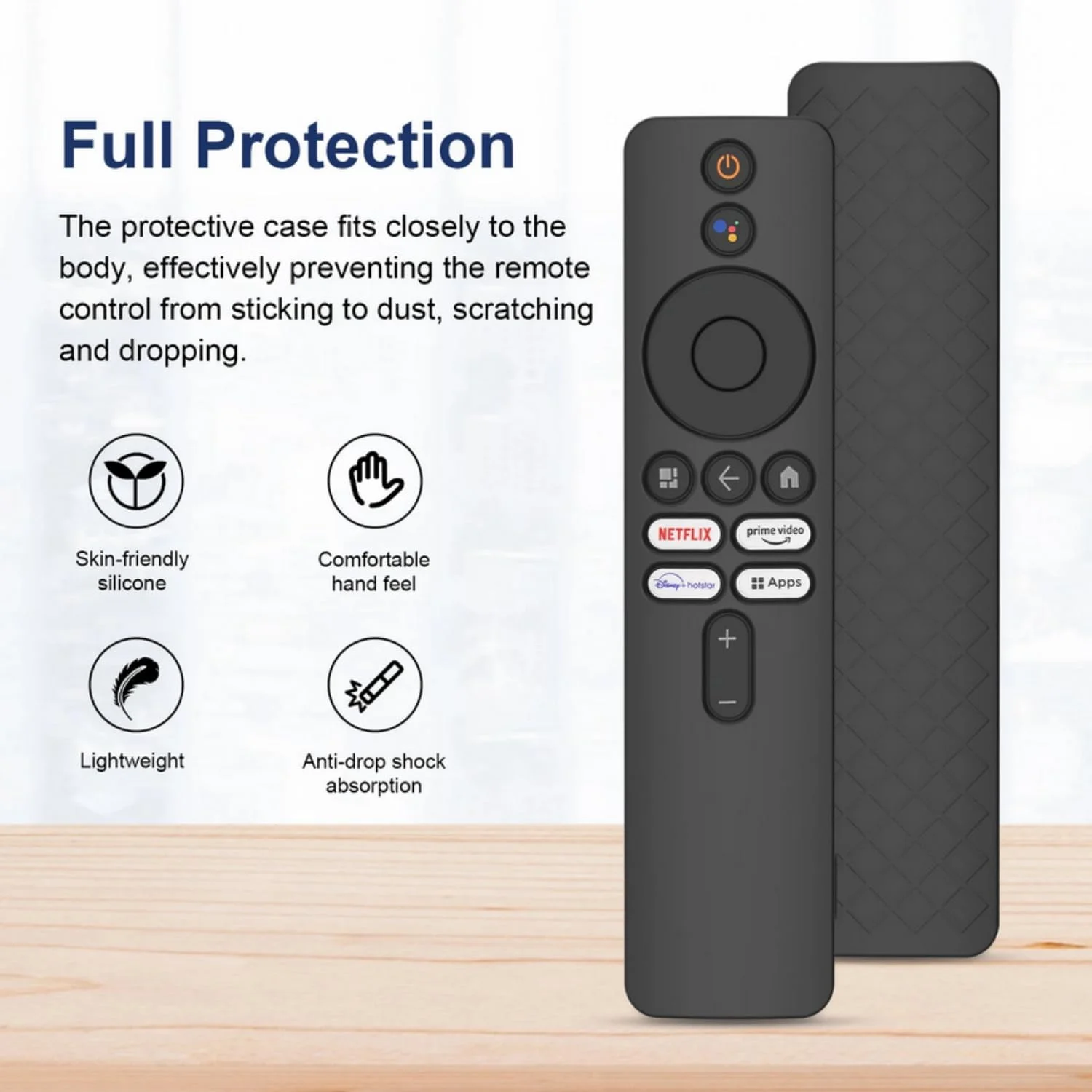 محافظ سیلیکونی ریموت کنترل شیائومی Mi TV Box S نسل 2 - مشکی