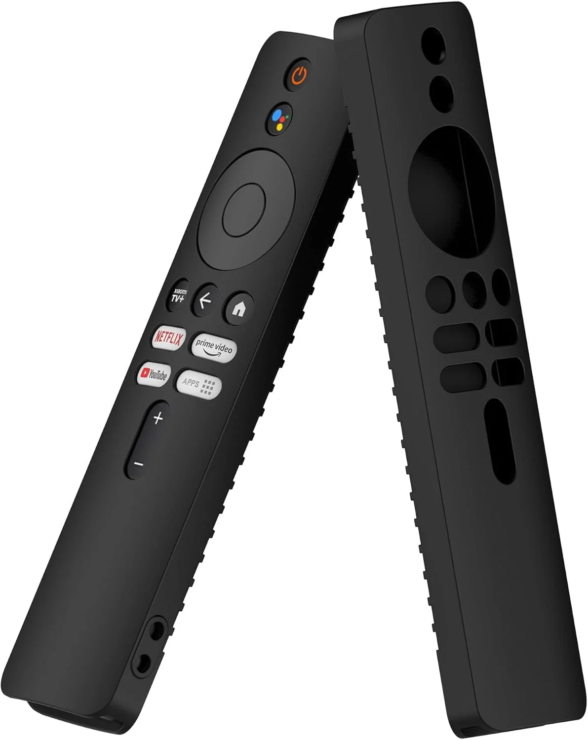 کاور سیلیکونی برای تلویزیون شیائومی Mi Box 4K، کاور محافظ سیلیکونی برای ریموت کنترل تلویزیون شیائومی Mi Box 4K (نسل دوم)، کاور محافظ سیلیکونی ضد لغزش ریموت کنترل نسل دوم به همراه بند (مشکی)