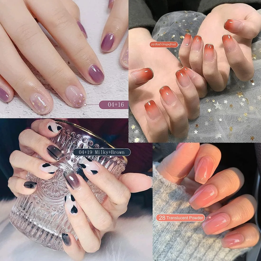 لاک ژل ناخن Major Dijit - 36 رنگ ژله ای شیشه ای شفاف UV LED، لاک ناخن رنگی دخترانه طبیعی بدون تست حیوانی، 15 میلی لیتر لاک ژل ناخن Major Dijit - 36 رنگ ژله ای شیشه ای شفاف UV LED، لاک ناخن رنگی دخترانه طبیعی بدون تست حیوانی، 15 میلی لیتر