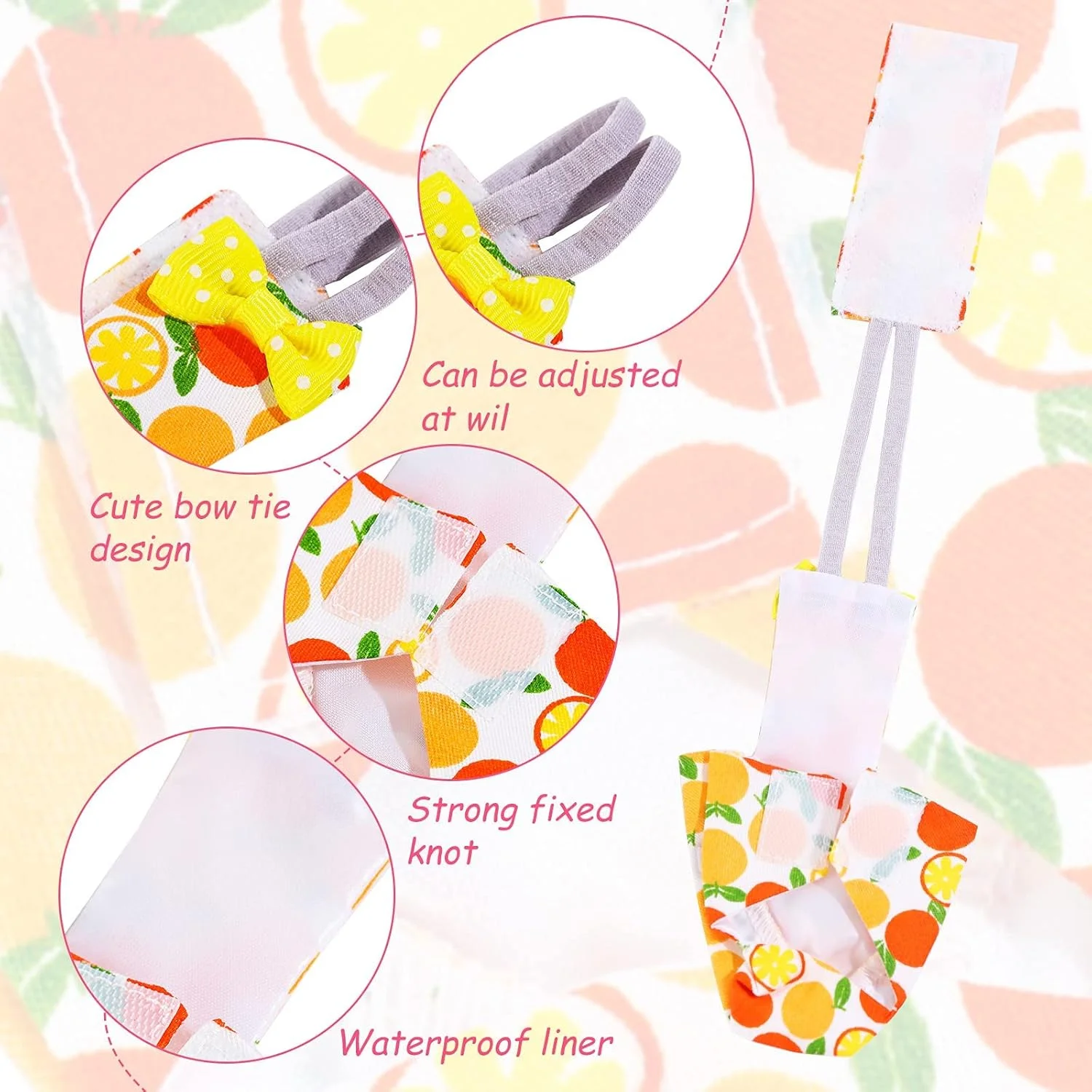 پوشک پرنده KASTWAVE، 6 عدد، پوشک طوطی قابل شستشو، لباس پرواز پرنده قابل استفاده مجدد با لایه داخلی ضد آب، لباس محافظ پوشک طوطی برای طوطی برزیلی، طوطی کوچک ماکائو، مرغ عشق، قناری (M) پوشک پرنده KASTWAVE، 6 عدد، پوشک طوطی قابل شستشو، لباس پرواز پرنده قابل استفاده مجدد با لایه داخلی ضد آب، لباس محافظ پوشک طوطی برای طوطی برزیلی، طوطی کوچک ماکائو، مرغ عشق، قناری (M)